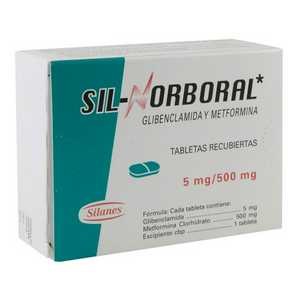 SIL NORBORAL T 40 5MG 500MG GPO IV