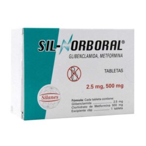 SIL NORBORAL T 40 2 5MG 500MG GPO IV