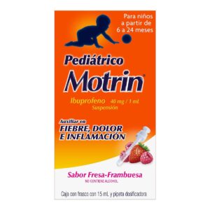 MOTRIN SUSP 15ML 50MG FSA PED IBUPROFENO GPO VI
