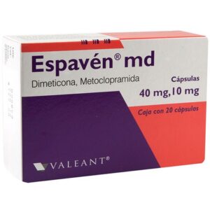 ESPAVEN MD C 20 DIMETICONA METOCLOPRAMIDA GPO IV