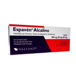 ESPAVEN ALCALINO T 50 MASTIC ALUMINIO MAGNESIO DIMETICONA CADUCADO GPO VI