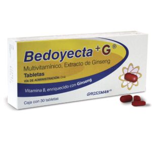 BEDOYECTA G TAB 30 N MULTIVITAMINICO EXTRACTO DE GINSENG GPO VI