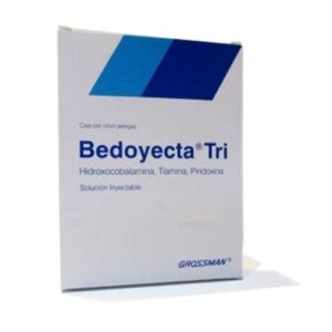 BEDOYECTA TRI JGA 5 50000 HIDROXOCOBALAMINA TIAMINA PIRIDOXINA GPO IV
