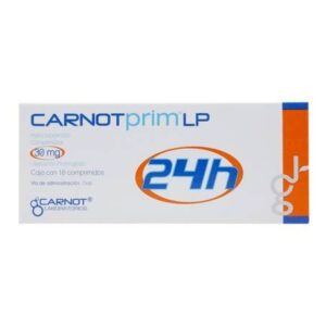 CARNOTPRIM LP 30MG LIB PROL TAB10N METOCLOPARAMIDA GPO IV