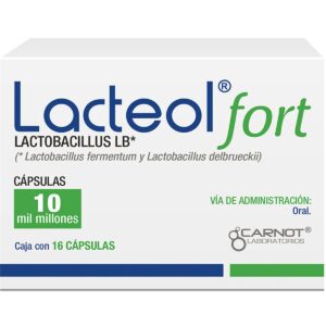 LACTEOL 16 CAPSULAS GPO IV