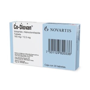CO-DIOVAN 160/12.5MG 30 TAB