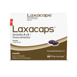GI LAXACAPS 12MG 50MG C 30CAP SENOSIDOS A B CONCENTRADO DE CIRUELA PHARMACAPS
