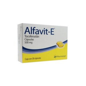 GI ALFAVIT E 500MG C 30CAP TOCOFERSOLAN VITAMINA E PHARMACAPS