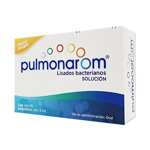 PULMONAROM A 10 3ML LISADOS BACTERIANOS GPO IV
