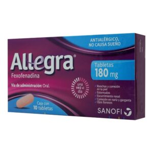 ALLEGRA T 10 120MG FEXOFENADINA GPO VI