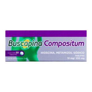 BUSCAPINA COMP 10/250 MG 20 TAB N GPO IV