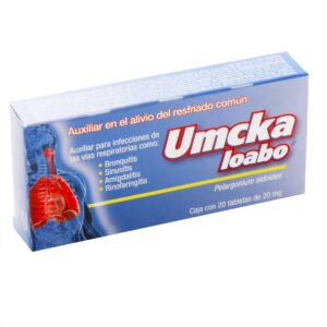 UMCKALOABO TAB 20 20MG PELARGONIUM SIDOIDES GPO VI