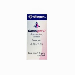 COMBIGAN D SOL 5ML 0 2 0 5% P TARTRATO DE BRIMONIDINA TIMOLOL GPO IV