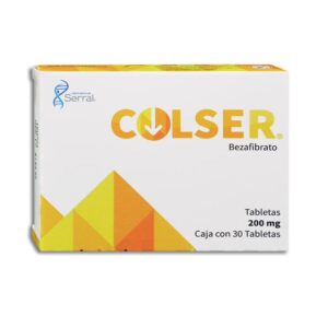GI COLSER 200MG C 30 TABS BEZAFIBRATO SERRAL