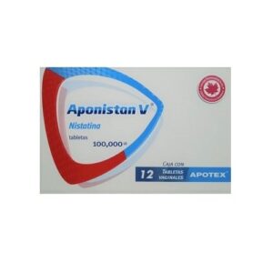 GI APONISTAN V 100 000UI C 12 TABS VAG NISTATINA APOTEX CADUCADO