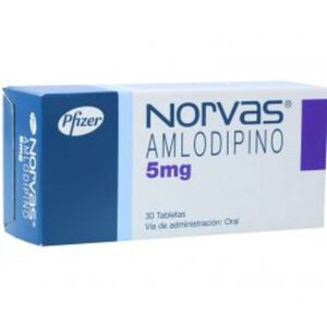 NORVAS T 30 5MG AMLODIPINO GPO IV