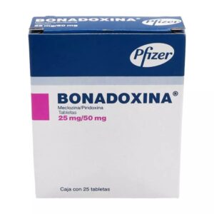 BONADOXINA T 25 MECLOZINA PIRIDOXINA GPO IV