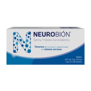 NEUROBION T 30 100MG 5MG 50MCG TIAMINA PIRIDOXINA CIANOCOBALAMINA GPO VI