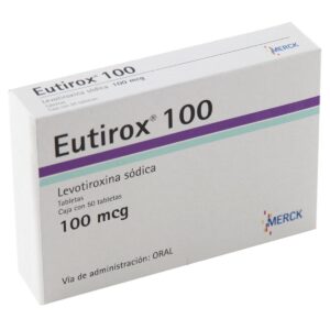 EUTIROX T 50 100MCG LEVOTIROXINA GPO IV