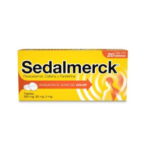 SEDALMERCK T 20 PARACETAMOL CAFEINA Y FENILEFRINA OTC
