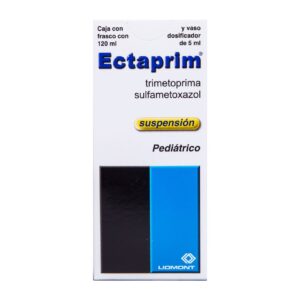 ECTAPRIM SUSP 120ML INF TRIMETOPRIMA SULFAMETOXAZOL ANTIBIOTICO