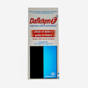 DAFLOXEN F SUSP 100ML NAPROXENO SODICO PARACETAMOL GPO VI
