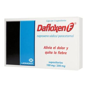 DAFLOXEN F SUPS 5 100MG 200MG NAPROXENO SODICO PARACETAMOL GPO VI
