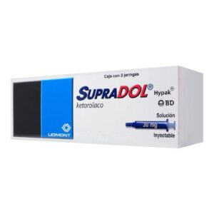 SUPRADOL HYPAK A 3 30MG CADUCADO GPO IV