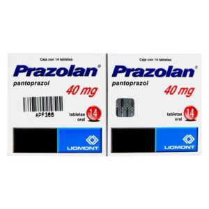 PRAZOLAN DUAL GRAG 14 40MG PANTOPRAZOL GPO IV