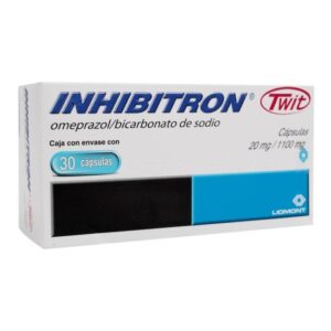 INHIBITRON TWIT 20 1100MG CAPS 30N OMEPRAZOL BICARBONATO DE SODIO GPO VI