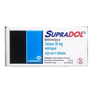 SUPRADOL T 4 30MG SUBLINGUAL GPO IV