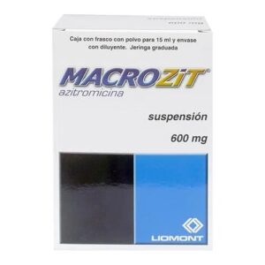 MACROZIT SUSP 15ML 600MG AZITROMICINA ANTIBIOTICO
