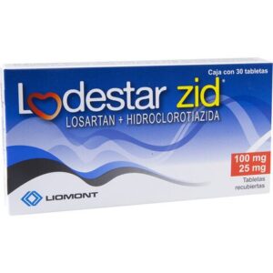 LODESTAR ZID T 30 100MG 25MG LOSARTAN HIDROCLOROTIAZIDA GPO IV