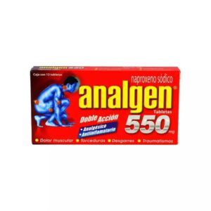 ANALGEN 550 MG TAB 12 GPO VI
