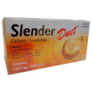 SLENDER-DUET 120/200 MG CAPS 60