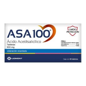 ASA 100 100MG TAB 60