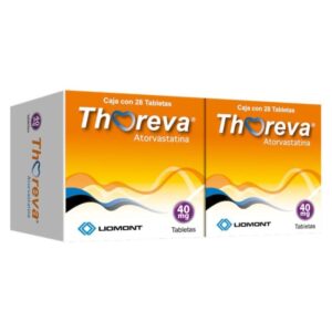 THOREVA T 28 40MG DUAL ATORVASTATINA GPO IV