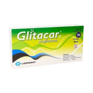 GLITACAR 1 T 30 30MG CADUCADO GPO IV