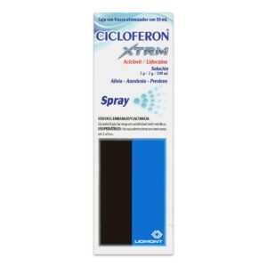 CICLOFERON XTRIM SOL 50MLSPRAY ACICLOVIR LIDOCAINA GPO VI