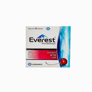 EVEREST MONTELUKAST 4 MG SB 20 GPO IV