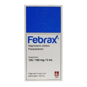 FEBRAX SUSP 100ML NAPROXENO SODICO PARACETAMOL GPO V