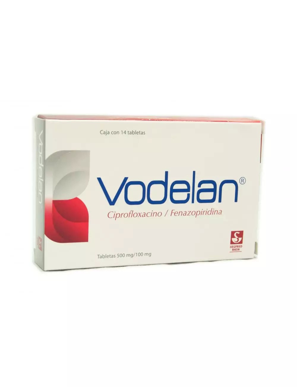 VODELAN C 14 500MG 100MG CIPROFLOXACINO FENAZOPIRIDINA ANTIBIOTICO