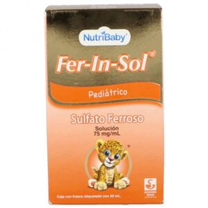 FER IN SOL 75 ML SOL 50ML SULFATO FERROSO GPO VI