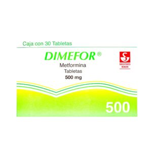 DIMEFOR T 30 500MG METFORMINA GPO IV