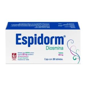 ESPIDORM 500 MG 20 TAB N