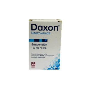 DAXON SUSP 60ML 100MG 5ML NITAZOXANIDA CADUCADO GPO IV