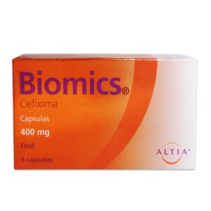 BIOMICS C 6CAPS 400MG CEFIXIMA ANTIBIOTICO