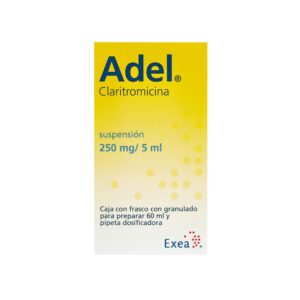 ADEL SUSP 60ML 250MG 5ML CLARITROMICINA ANTIBIOTICO