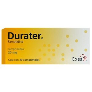 DURATER T 20 20MG FAMOTIDINA GPO IV