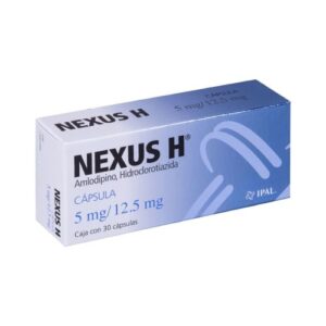 NEXUS H 5MG 12 5MG C 30 AMLODIPINO HIDROCLOROTIAZIDA GPO IV